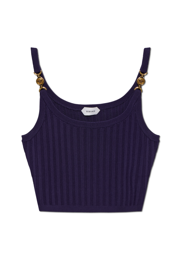 Short strappy top od Versace