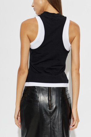 Versace Cotton top with embroidered logo