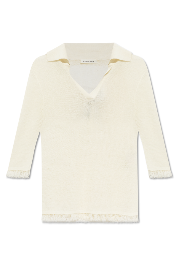 By Malene Birger Polo con flecos