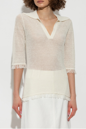 By Malene Birger Polo con flecos