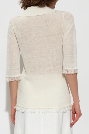 By Malene Birger Polo con flecos