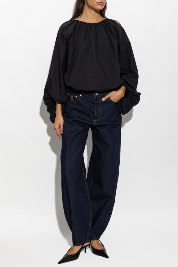By Malene Birger 'Semara' top with puff sleeves