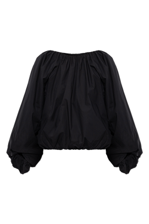 'Semara' top with puff sleeves