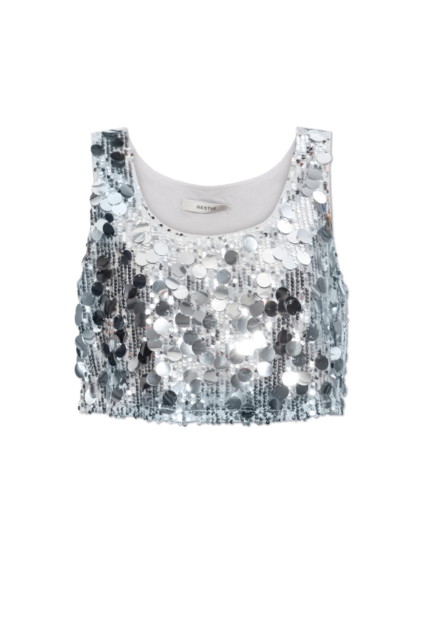 Gestuz Sequin top Glittagz