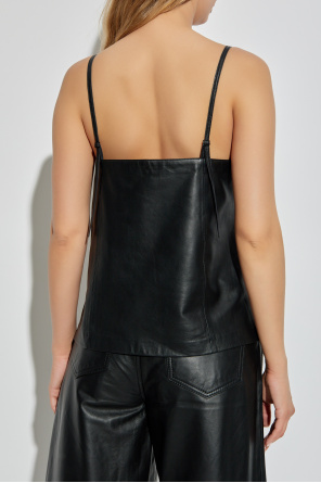 Gestuz Leder-Top „Gzrio“