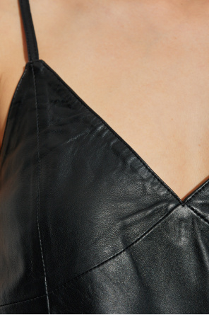 Gestuz Leder-Top „Gzrio“