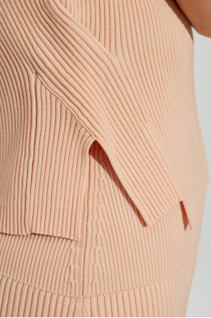 Victoria Beckham Top acanalado