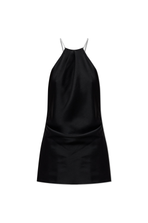 Satintop mit Drapierungen