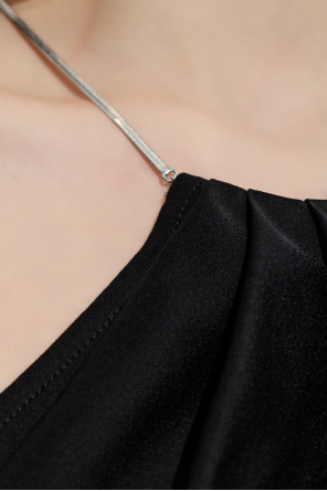 Victoria Beckham Satin top with draping