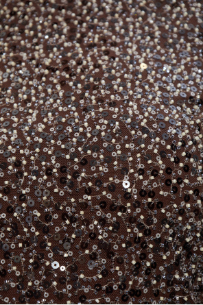 ROTATE Sequin top with long sleeves