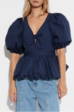 ROTATE Top con mangas abullonadas