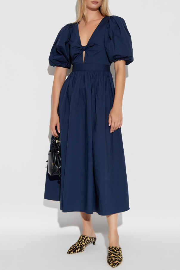 ROTATE Vestido con mangas abullonadas