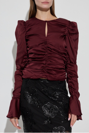 ROTATE Top con volantes decorativos