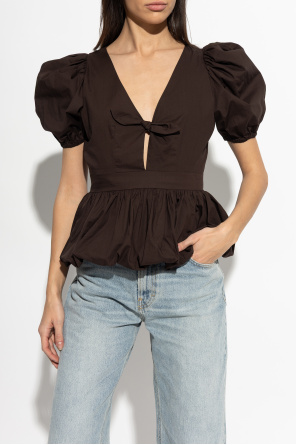 ROTATE Top with puff sleeves