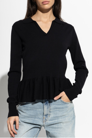 ROTATE Sweater with peplum