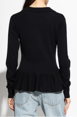 ROTATE Sweater with peplum
