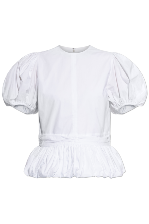 Top with puff sleeves