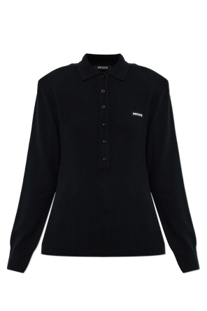 Polo de lana con mangas largas