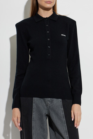 ROTATE Polo de lana con mangas largas