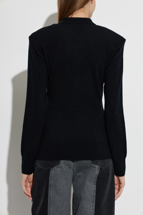 ROTATE Polo de lana con mangas largas
