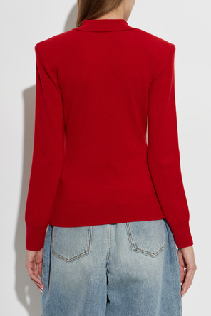ROTATE Polo de lana con mangas largas