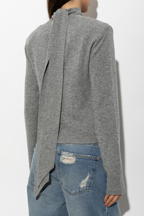 ROTATE Wool sweater with shoulder pads