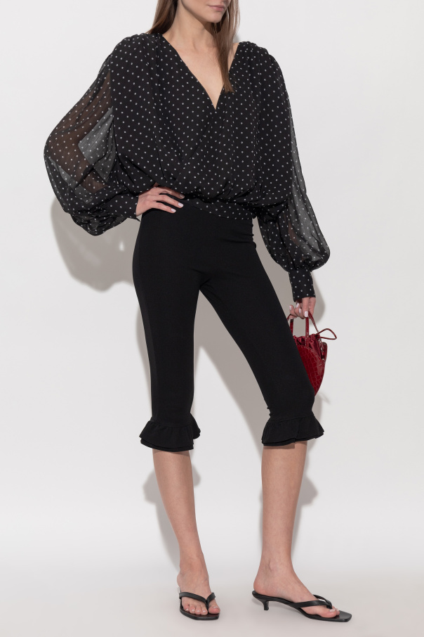 ROTATE V-neck top