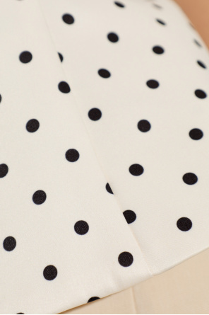 ROTATE Satin polka dot top