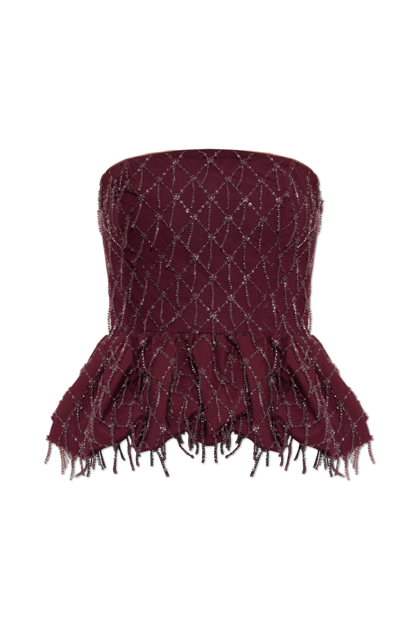 Top with shimmering fringes od ROTATE