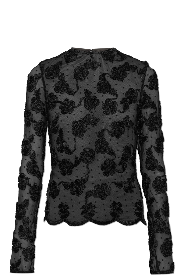 Top with a floral motif od ROTATE