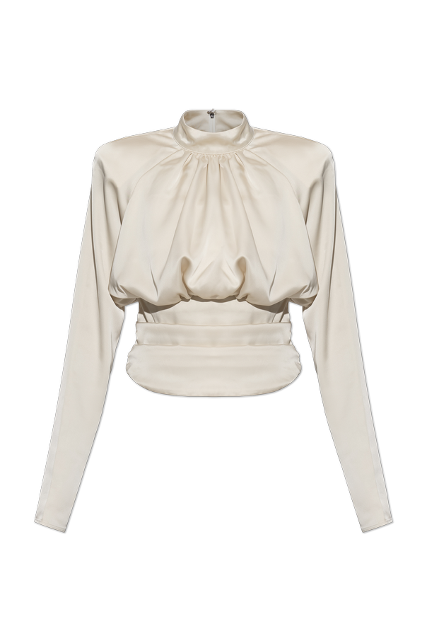 Satin draped top od ROTATE