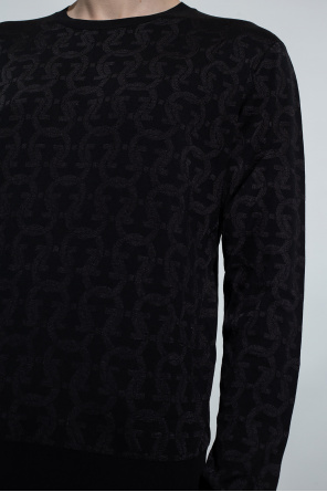 FERRAGAMO Sweater with Gancini motif