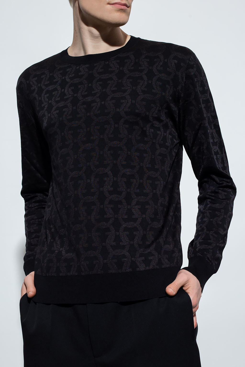 Salvatore Ferragamo Sweater with Gancini motif