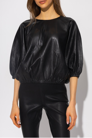Notes Du Nord ‘Chia’ leather top