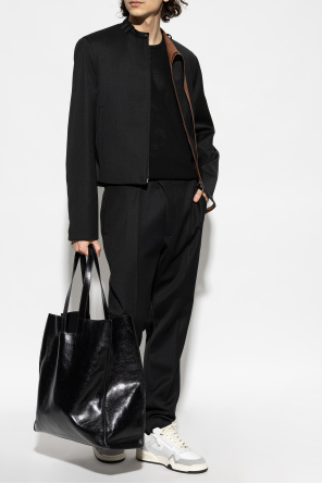 Perforowany top bez rękawów od Courrèges