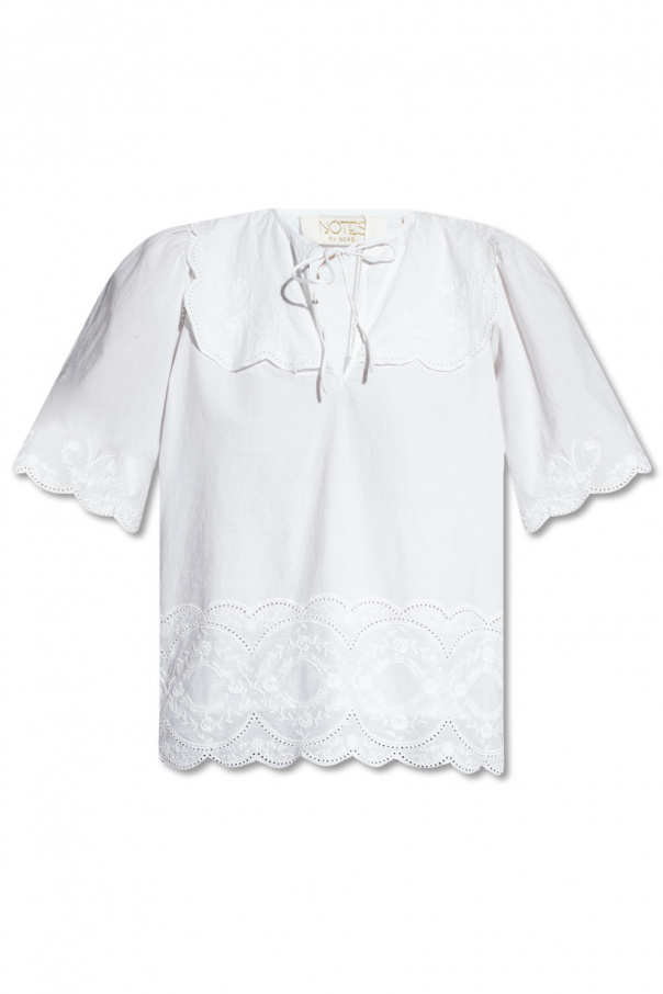 Notes Du Nord ‘Doris’ embroidered top