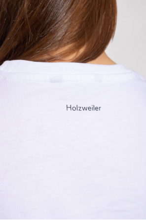 Holzweiler Rick Owens gathered-waist T-shirt
