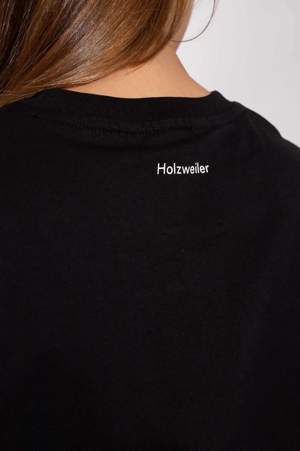 Holzweiler Hoodie with Tiger Logo Print