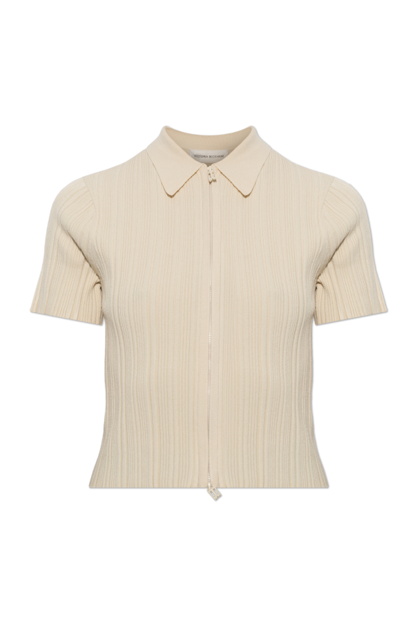 Ribbed short-sleeve top od Victoria Beckham