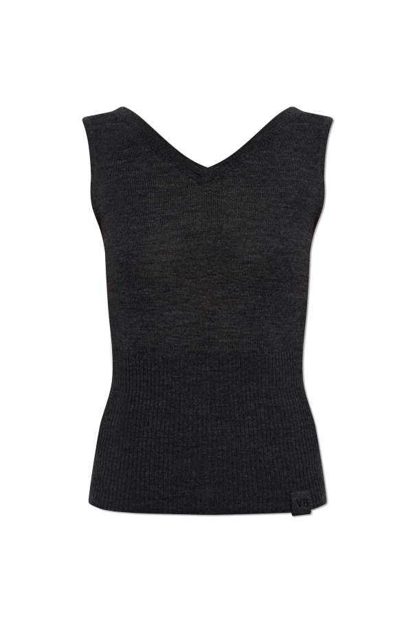 Wool top with V-neck od Victoria Beckham