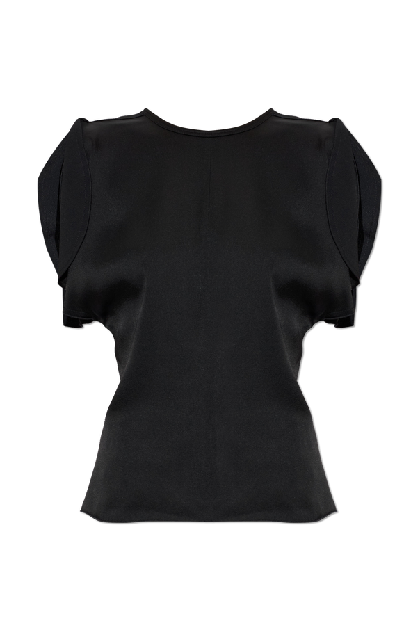 Victoria Beckham Satin sleeveless top