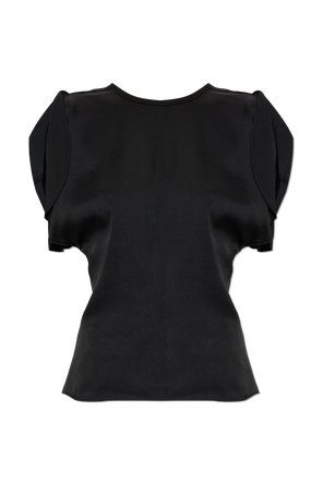 Satin sleeveless top