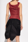 Vivienne Westwood BURGUNDY Gathered top