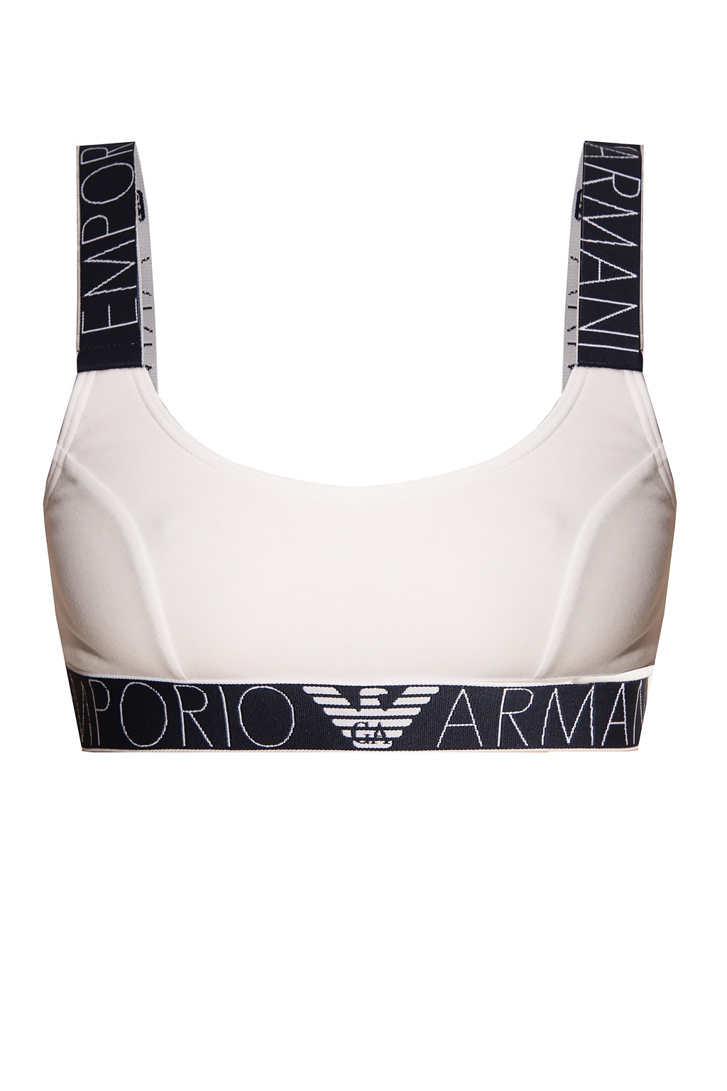 White Sports bra with logo Emporio Armani - Vitkac Germany