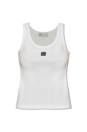 Ribbed sleeveless top