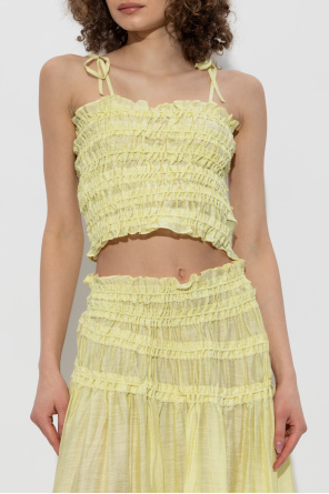 Tory Burch Ruched Strap Top