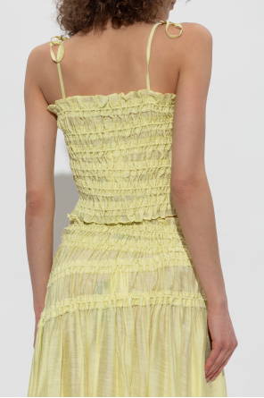 Tory Burch Ruched Strap Top