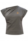 Vivienne Westwood GREY Asymmetric tank top with logo