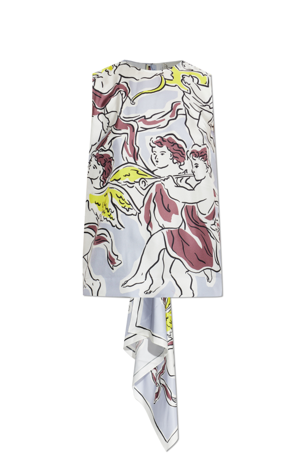 Silk top with scarf od Tory Burch