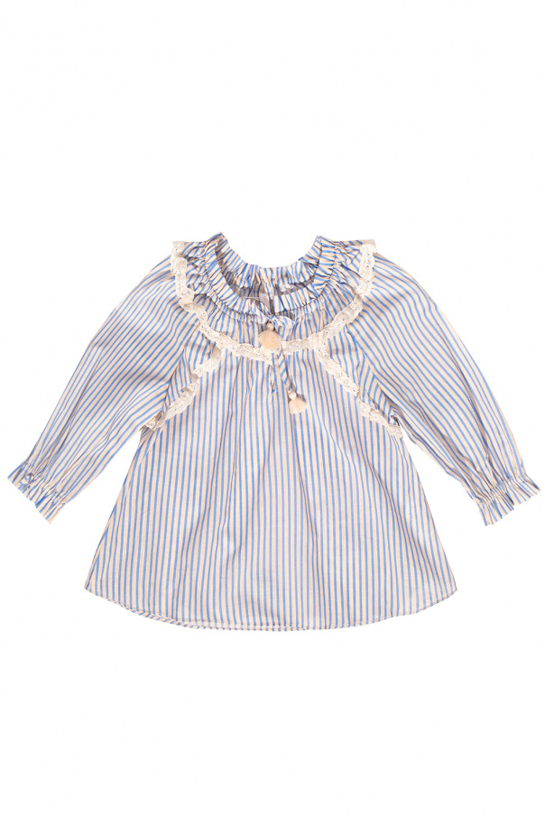 Zimmermann Kids Lace-trimmed top